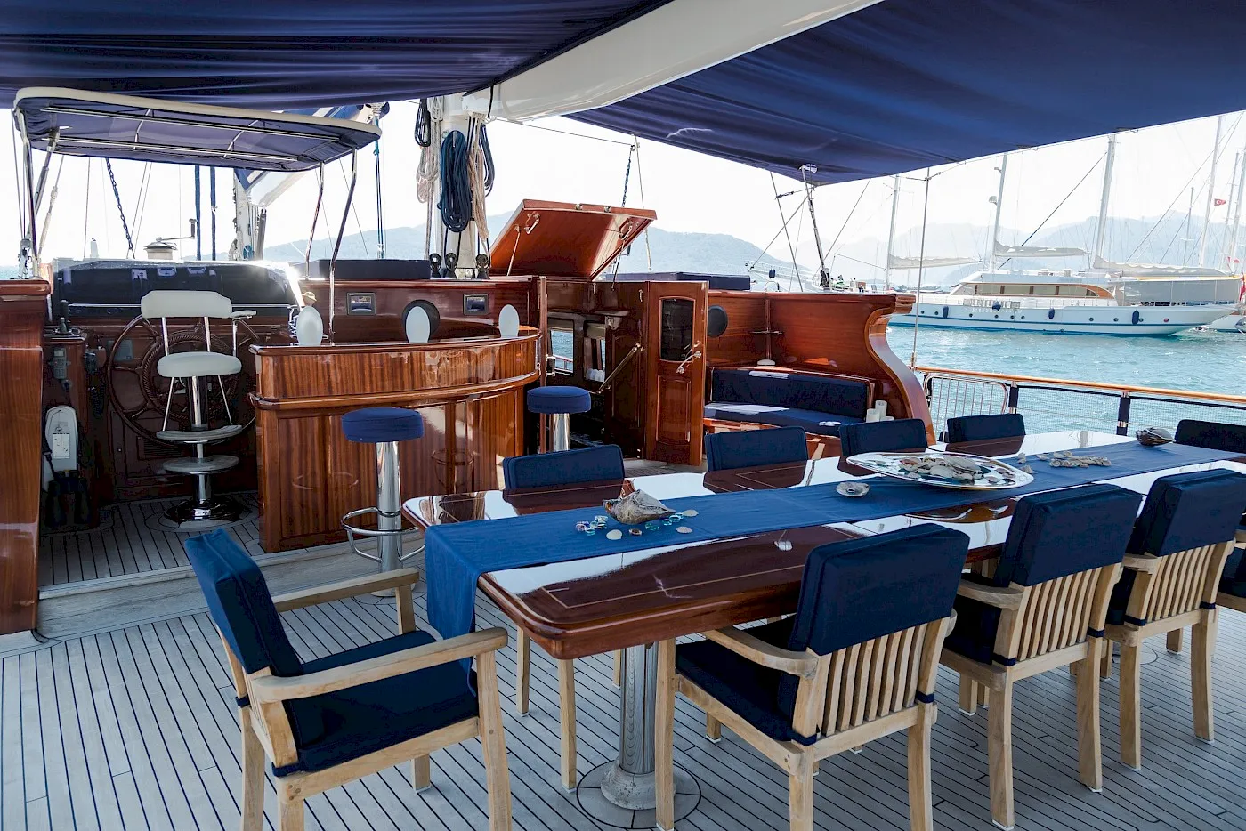 Luxury motor sailing yacht gulet photos for the charter company Contact Yachts