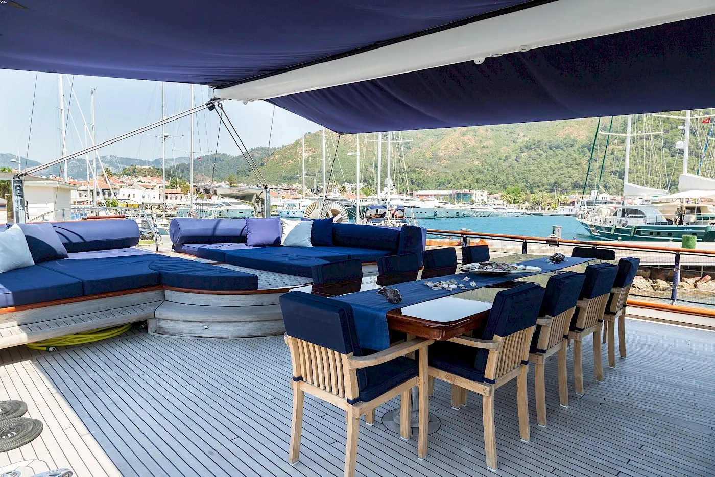 Luxury motor sailing yacht gulet photos for the charter company Contact Yachts