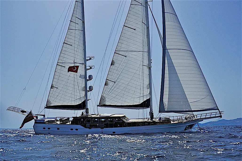 Luxury motor sailing yacht gulet photos for the charter company Contact Yachts