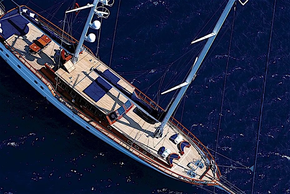 Luxury motor sailing yacht gulet photos for the charter company Contact Yachts