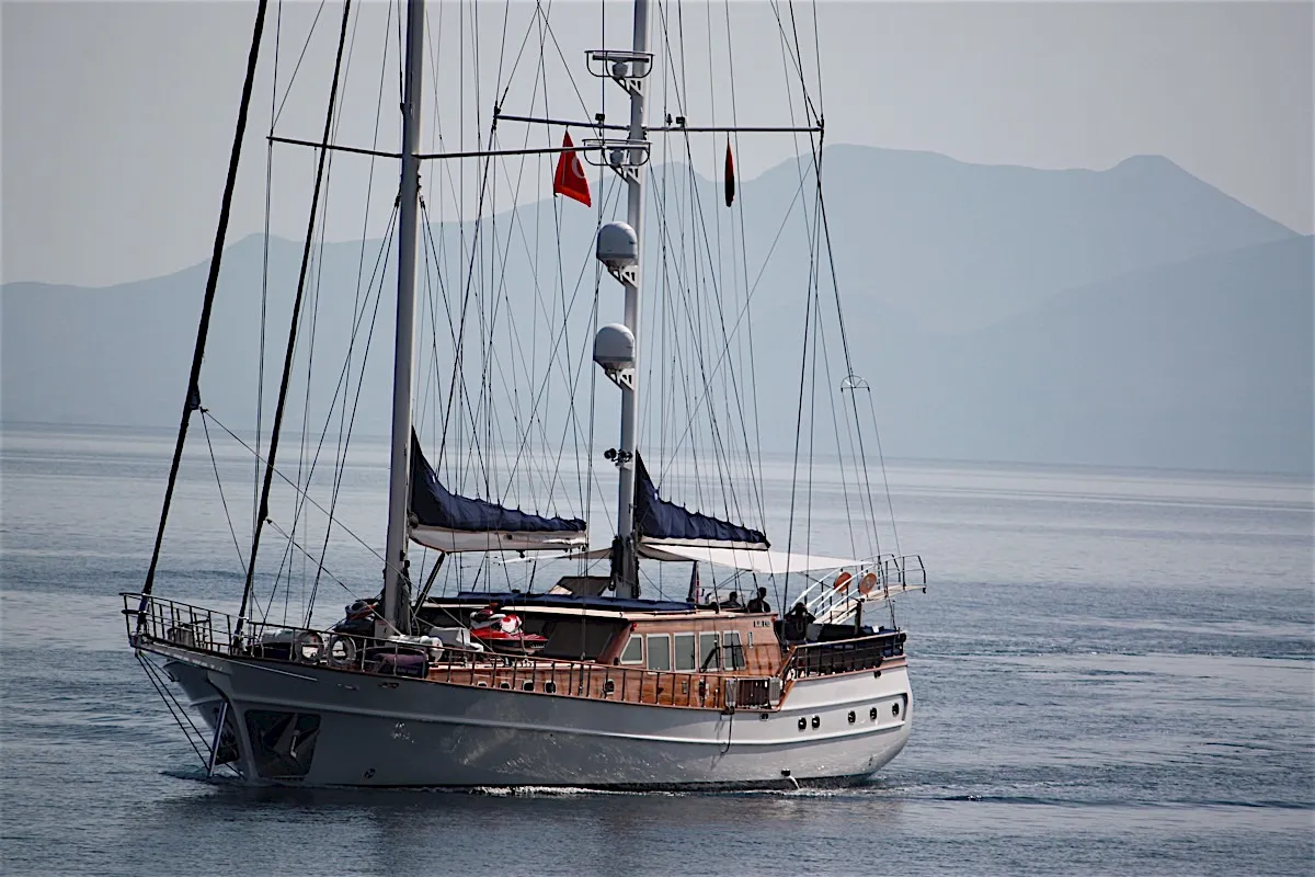 Luxury motor sailing yacht gulet photos for the charter company Contact Yachts