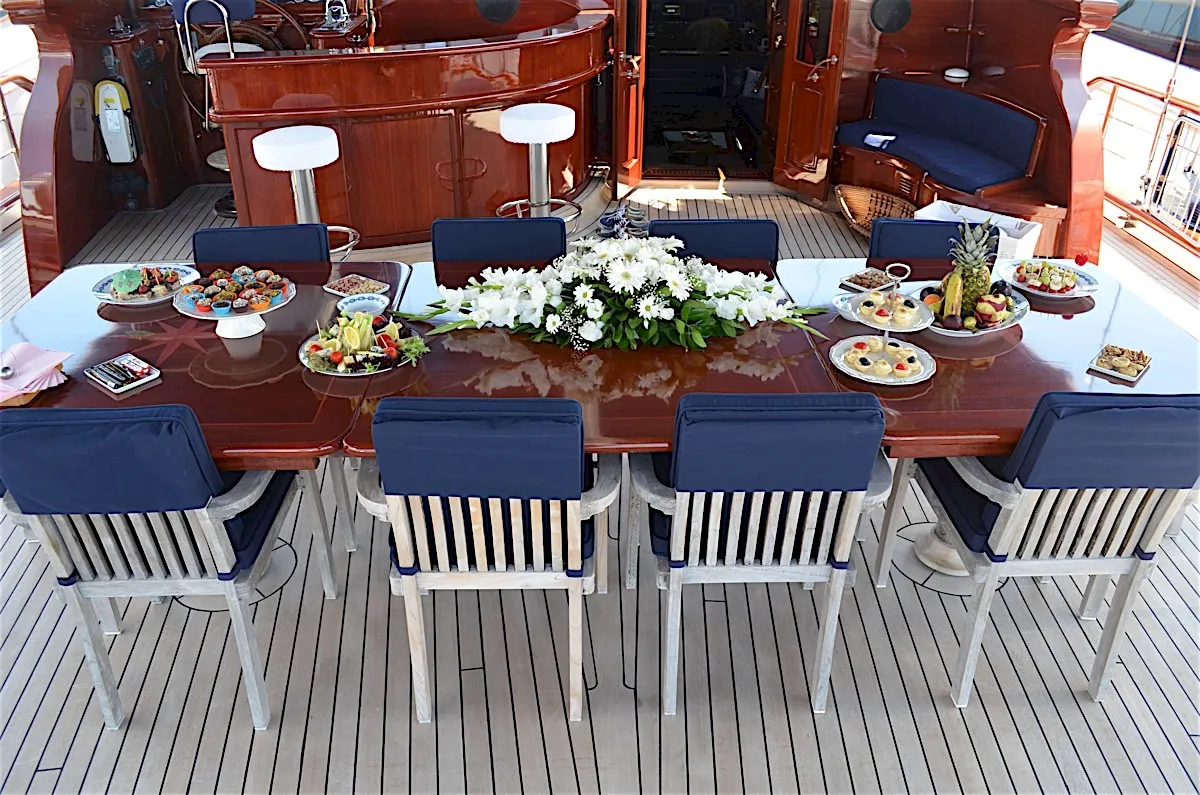 Luxury motor sailing yacht gulet photos for the charter company Contact Yachts