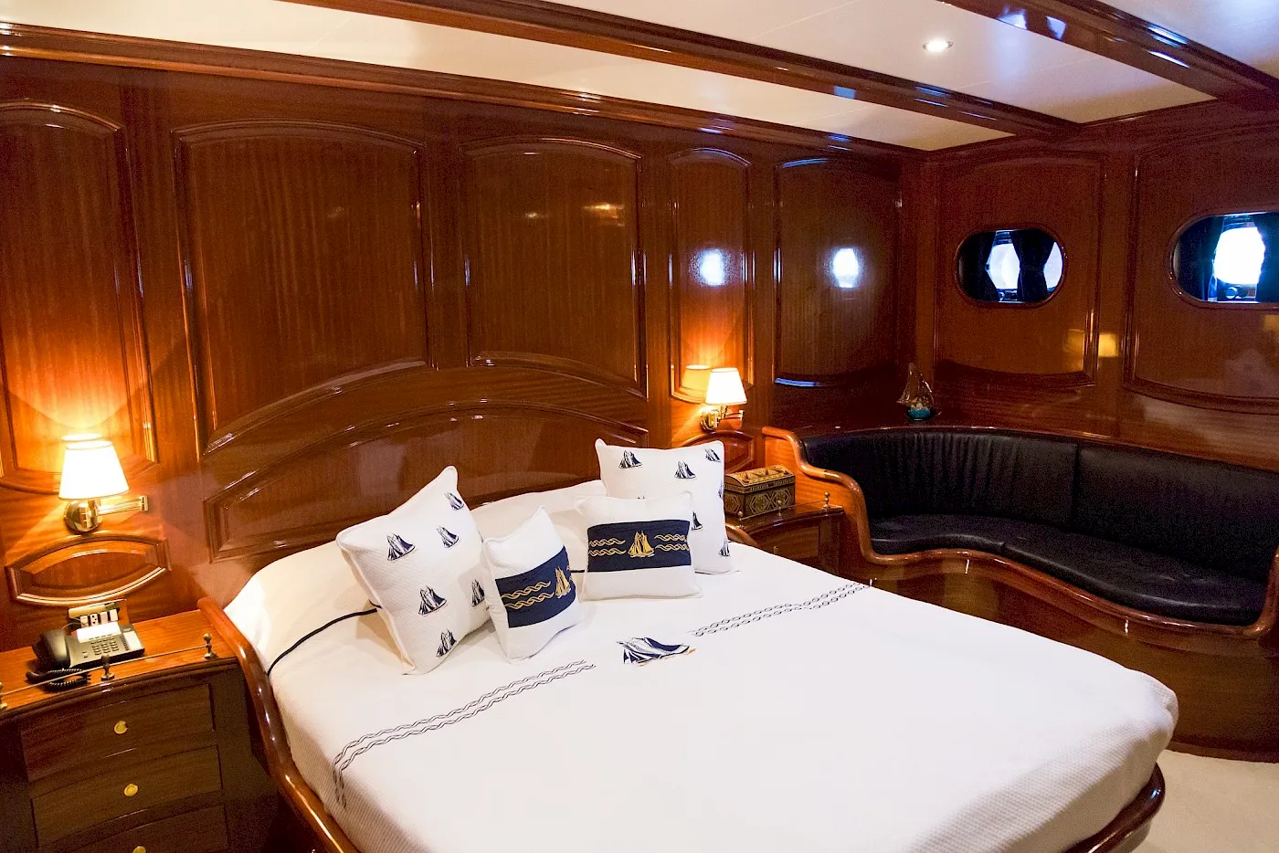 Luxury motor sailing yacht gulet photos for the charter company Contact Yachts