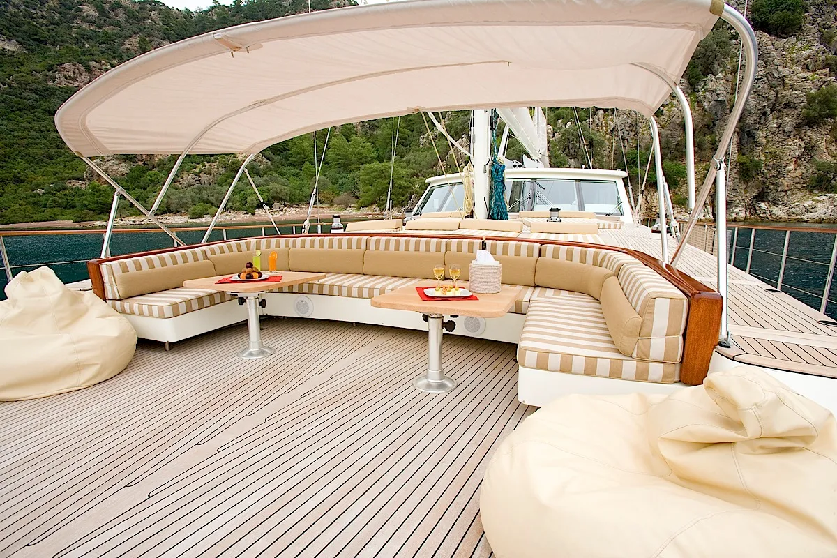 Motor sailing luxury yacht Sailing Nour beautiful photo for charter in Turkey, Greece, Croatia, Montenegro