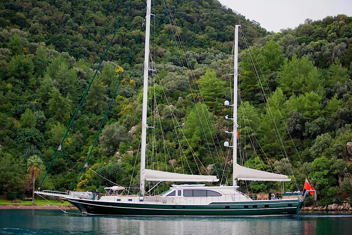 Motor sailing luxury yacht Sailing Nour beautiful photo for charter in Turkey, Greece, Croatia, Montenegro