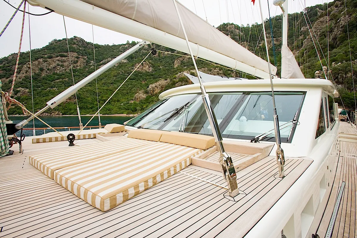 Motor sailing luxury yacht Sailing Nour beautiful photo for charter in Turkey, Greece, Croatia, Montenegro