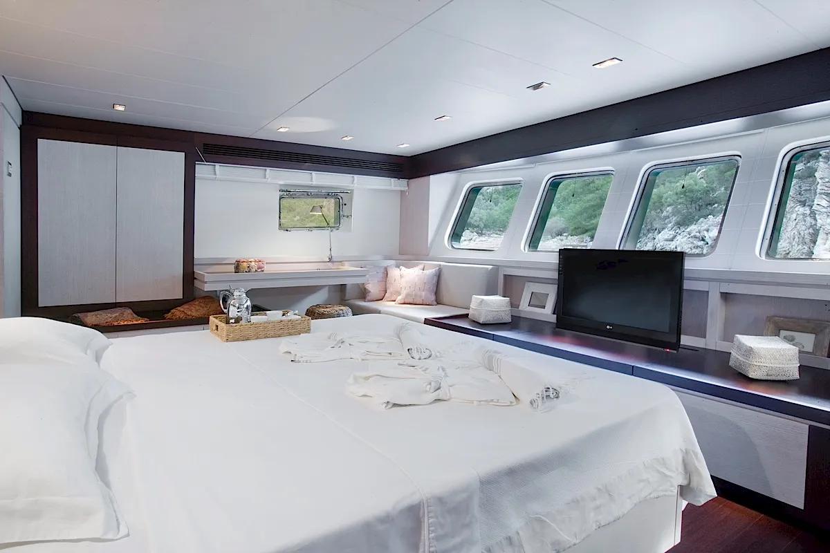 Motor sailing luxury yacht Sailing Nour beautiful photo for charter in Turkey, Greece, Croatia, Montenegro