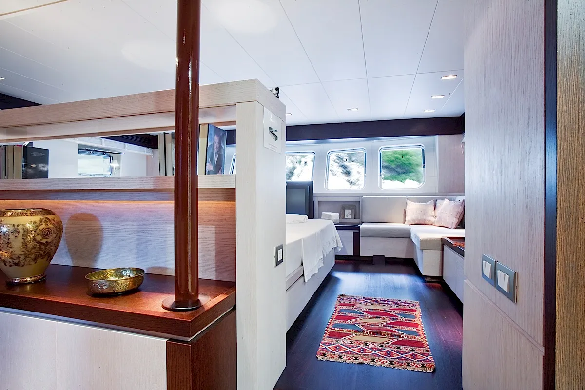 Motor sailing luxury yacht Sailing Nour beautiful photo for charter in Turkey, Greece, Croatia, Montenegro